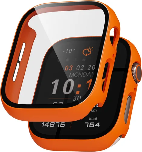 Miniatura 13 de Juego de 2 fundas de PC duro para Apple Watch SE 3 (2025) / SE2 / SE / Series 6/5/4, protector de pantalla de 40 mm, con protector de pantalla