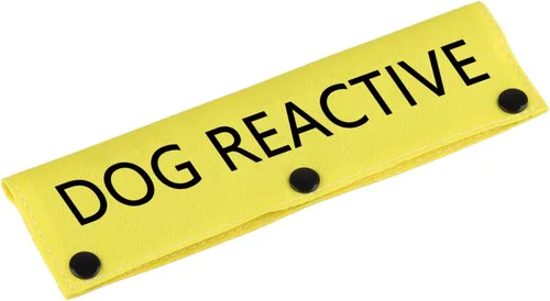 Miniatura 8 de Divertida funda para correa para perro, correa reactiva para perro, alerta, parche de identificación colgante, regalo de cumpleaños para mascotas