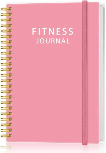 Miniatura 17 de Diario de fitness simplificado para mujeres y hombres, diario/planificador de entrenamiento A5 diario de registro de ejercicios para pérdida