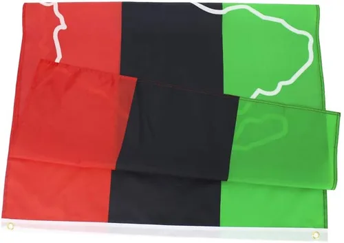 Miniatura 2 de Bandera afroamericana de liberación negra UNIA de 3 x 5 pies