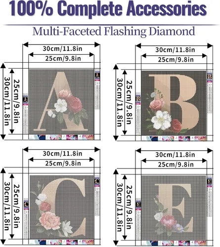 Miniatura 2 de YALKIN Kit de pintura de diamantes 5D para adultos, arte de diamantes 5D personalizado, arte de diamantes redondo completo, arte para decoración