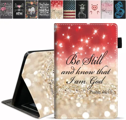 Miniatura 26 de Funda para tableta Amazon Fire HD 10/Fire HD 10 Plus (11ª generación, versión 2021), con cita inspiradora de «Be a Flamingo in a Flock», funda