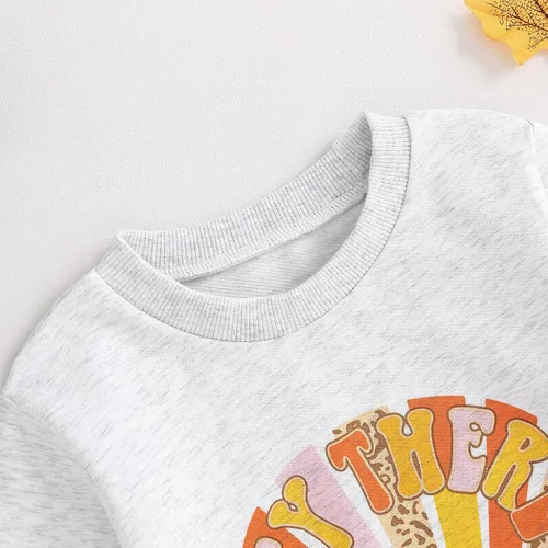 Miniatura 40 de Ropa de Halloween para bebé niña, sudadera con estampado de calabaza, mameluco de burbujas, lindo traje de Acción de Gracias de otoño
