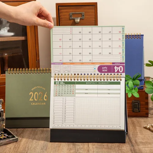 Miniatura 9 de Calendario de escritorio grande 2026, calendario mensual de escritorio para usar ahora hasta diciembre de 2026, calendario de año académico de pie