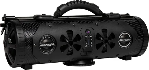 Bazooka Party Bar Mini | Altavoz Bluetooth portátil resistente al agua IP66 | Luces RGB | Botón de emparejamiento para fiestas | Hasta 70 HORAS de