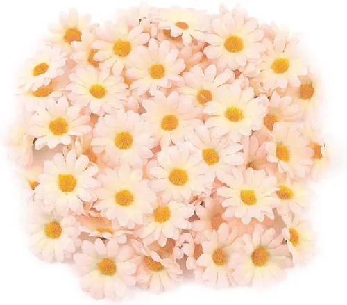 Miniatura 13 de 100 cabezas de girasol de seda de 1.969 in, 2 pulgadas, decoración de boda, corona de regalo, álbum de recortes, manualidades, fiesta, festival