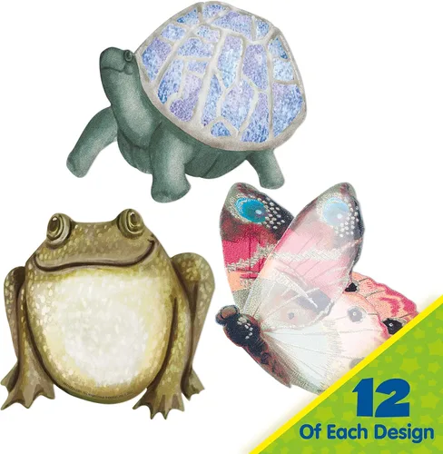 Miniatura 2 de Eureka Curiosity Garden - Decoraciones de aula de papel recortado para maestros, 36 piezas