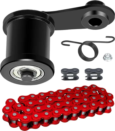 Miniatura 10 de GREHUA Tensor de Cadena para Mini Bicicleta & Cadena 420 de 42 Eslabones Compatible con Coleman CT200U CT200U-EX BT200X Hensim Baja Heat Warrior