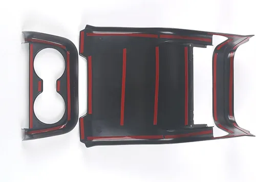 Miniatura 6 de Accesorios de automóvil compatibles con Toyota Sienna 2021 2022 2023 2024 Panel de salida de ventilación de aire trasero interior cubierta