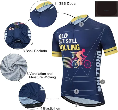 Miniatura 2 de Viejo pero todavía rodando de secado rápido Ciclismo Sets de bicicleta de montaña Uniforme Verano