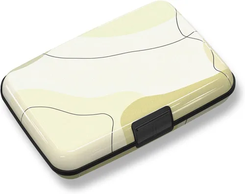 ToLuLu Portador de Tarjetas de Crédito, Mini Billetera Pequeña de Aluminio RFID para Tarjetas, Estuche Delgado de Metal para Tarjetas de
