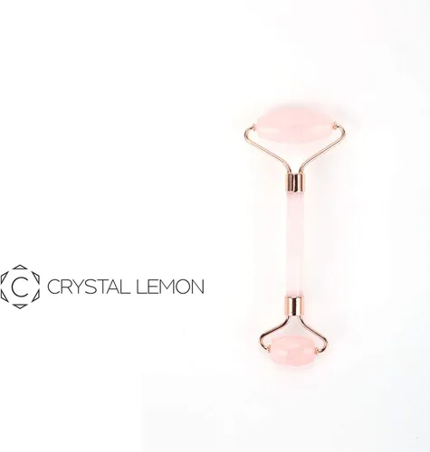 Miniatura 8 de Crystal Lemon - Rodillo de jade natural para cara, arrugas envejecidas, hinchazón, terapia de tratamiento de masajeador facial de la piel, piedra