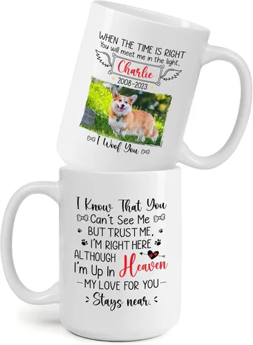 Miniatura 9 de Taza de café con imagen de perro y mamá, taza de café de 11 onzas y 15 onzas, taza de café personalizada para mamá de perro, tazas para dueños