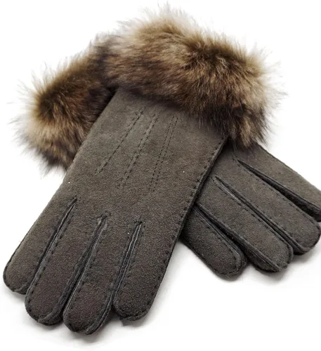 Miniatura 4 de YISEVEN Guantes de piel de oveja merino para mujer