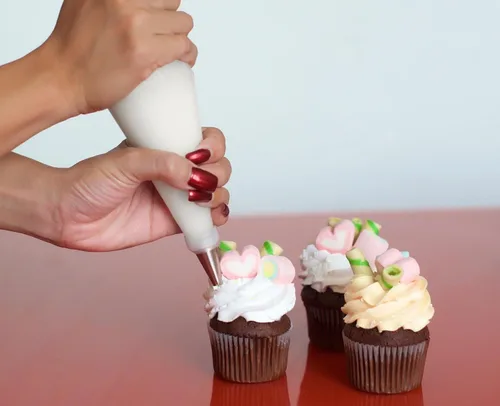 Miniatura 3 de Paquete de 100 bolsas de repostería desechables de plástico, para pasteles, glaseado, pastelería, pastelería, pastelería, herramienta de decoración