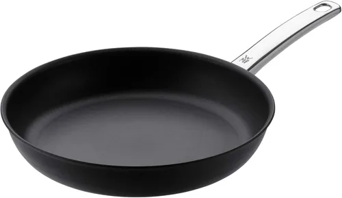 WMF Sartén profesional para carnes de 11.0 in, ideal para sellar, material multicapa, control de calor rápido, sartén recubierta Negro