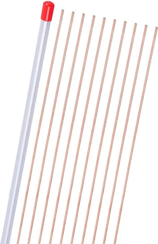 Soldadura de cobre de 16 pulgadas, varillas de soldadura de cobre de fósforo de 10 varillas, varillas de soldadura de baja temperatura para