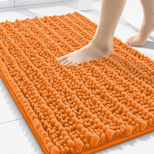 Miniatura 331 de Smiry Alfombras de Baño 24x16 pulgadas, Alfombras de Baño de Chenilla Extra Suaves y Absorbentes, Respaldo de Goma Antideslizante, Lavable a Máquina