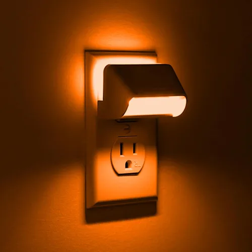 Miniatura 10 de Luz nocturna LED roja, sensor de atardecer a amanecer, modo de iluminación doble, luz guía y luz de sueño, interruptor de encendido y apagado, luz