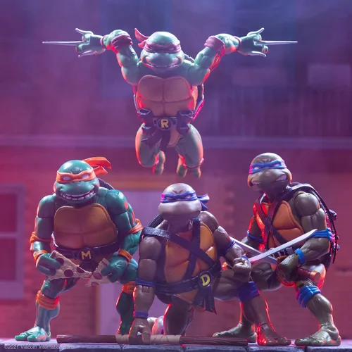 Miniatura 5 de Super7 ULTIMATES! Teenage Mutant Ninja Turtles Donatello - Figura de acción TMNT de 7 pulgadas con accesorios, coleccionables clásicos de dibujos