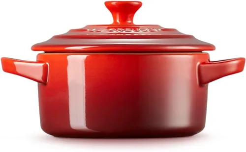Miniatura 4 de Le Creuset Mini Cocotte redonda de gres, 236 ml, rojo cereza Cerise