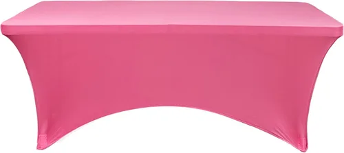 Miniatura 2 de YOUR CHAIR COVERS - Fundas rectangulares de elastano para mesa de 6 pies, mantel ajustado para eventos de boda, decoraciones de patio, tela elástica
