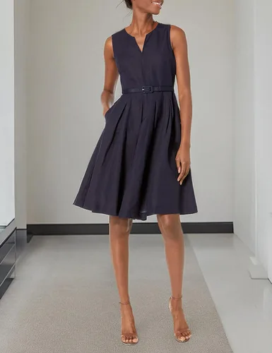 Miniatura 3 de Karl Lagerfeld Paris Womens Linen Fit and Flare Dress