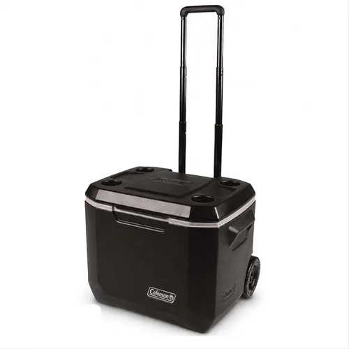 Coleman Xtreme 50qt, enfriador rodante con ruedas, aislamiento de pared extra mantiene el hielo hasta 5 días, hielera portátil con ruedas