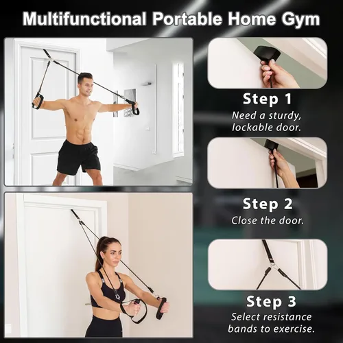 Miniatura 4 de BBTOPS Kit de barra de pilates con bandas de resistencia, barra de ejercicio de equipo de pilates con rodillo de abdominales para entrenamiento