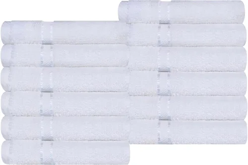 Miniatura 7 de Juego de toallas de baño de algodón turco ultra suave de Superior, juego de 2 piezas, toallas para la ducha, baño, artículos esenciales para el Latte