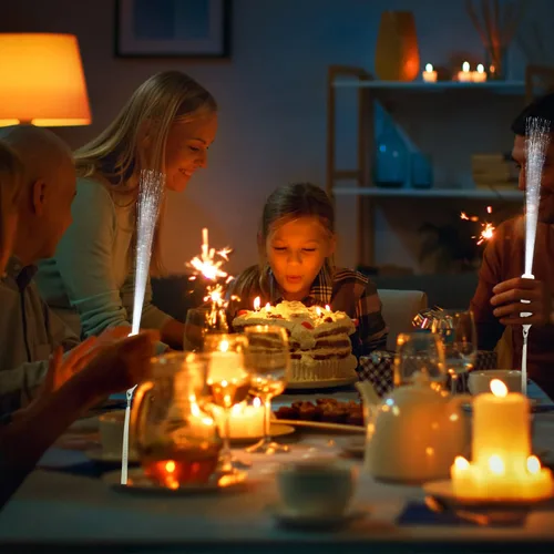 Miniatura 6 de 32 varitas luminosas para niños, de fibra óptica blanca con luz LED, 3 modos de luz intermitente para despedida de soltera, Navidad