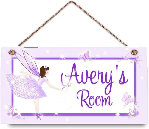 Miniatura 10 de Cartel de animales de la selva para niños, nombre personalizado, letrero de plástico de montaje en pared de 5 x 12.5 pulgadas, estilo moderno