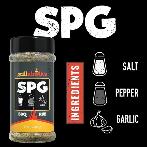 Miniatura 4 de Grillaholics Condimento de ajo y sal y pimienta - Condimentos SPG Rub - El condimento multiusos perfecto y condimento para barbacoa