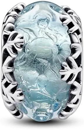 Miniatura 2 de Pandora Dije de Murano de copo de nieve azul