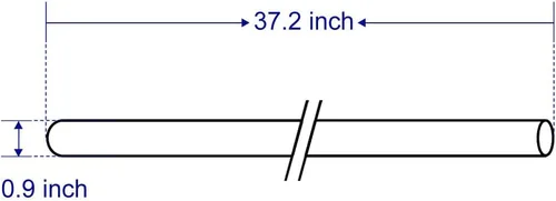 Miniatura 4 de Funda de cuarzo OWS-12Q para purificador de agua OWS 12GPM, paquete de 2, 6 juntas tóricas incluidas.