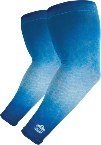 Ergodyne Par de mangas de protección solar unisex para adultos Azul