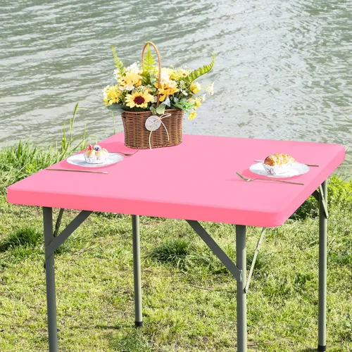 Miniatura 16 de Mantel cuadrado ajustable elástico de elastano para mesa, para comedor, cocina, hogar, fiesta, color azul marino, 34 x 34 pulgadas