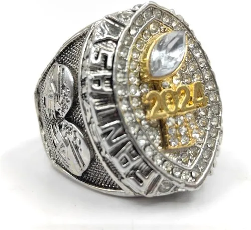 Miniatura 4 de Customized 2024 Fantasy Football League Championship Trophy Rings Prize