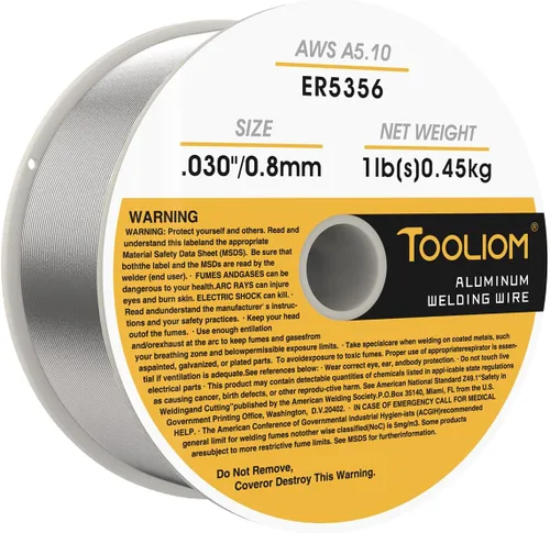 Miniatura 16 de TOOLIOM Alambre de soldadura MIG ER70S-6 .035 "(0.9 mm) 2LB Alambre de soldadura de acero al carbono sólido Alambre MIG de alta alimentación