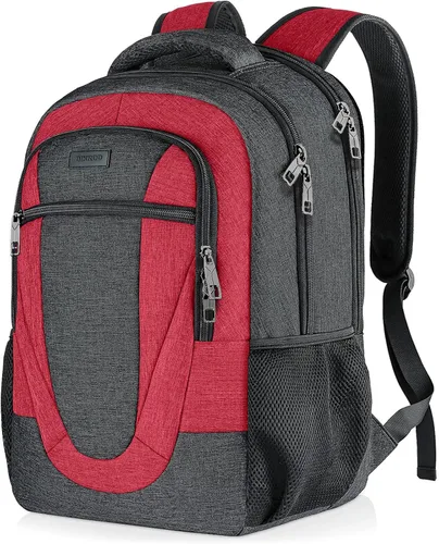 Mochila de Viaje para Laptop para Mujeres y Hombres, Mochila Escolar para Adolescentes con Puerto de Carga USB, Mochila Universitaria Impermeable