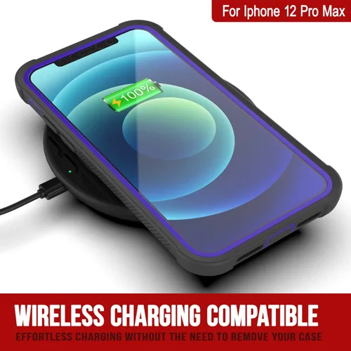Miniatura 2 de PunkCase Funda [Serie Spartan] Funda transparente resistente con protector de pantalla integrado, protección de cuerpo completo ultra delgada 360