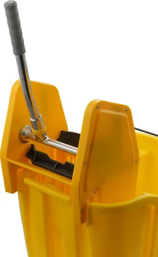 Miniatura 3 de SPARTA OmniFit - Cubo para trapeador con escurridor de presión, plástico, 35 cuartos de galón, color amarillo