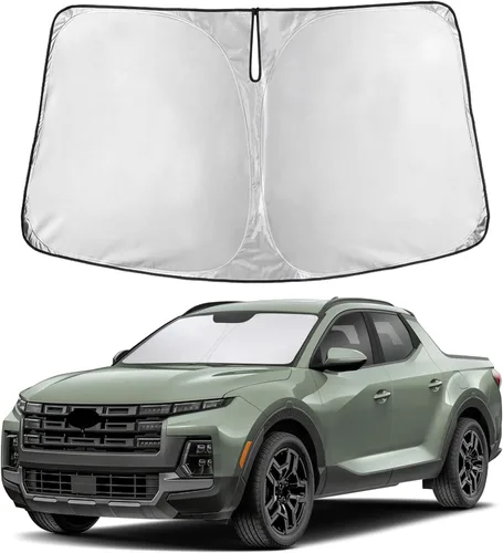 Miniatura 44 de EcoNour Parasol para parabrisas compatible con Hyundai Tucson 2016-2019 2020 2021, visera solar para parabrisas delantero y ventana, bloqueador