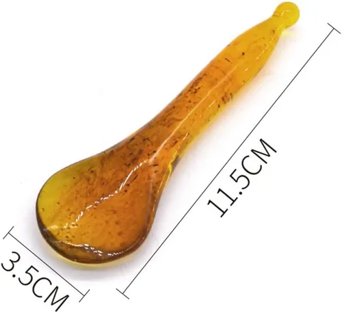 Miniatura 2 de HEALLILY Juego de 5 tablas de raspado de cera de abeja natural para herramienta de masaje Gua Sha en la cara, cuello, espalda, hombro, pierna, pie