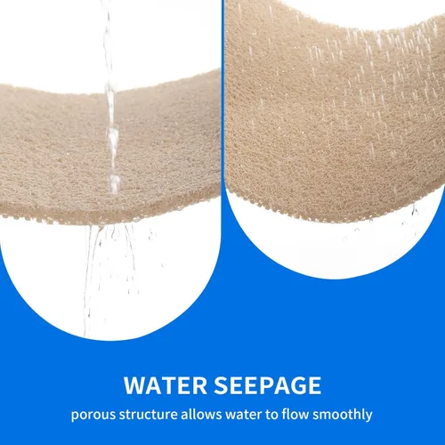 Miniatura 6 de Hargiis - Tapete antideslizante de secado rápido para tina y ducha, tapete exfoliante para pies, para baño, cocina u hotel, beige, 24 x 16 pulgadas