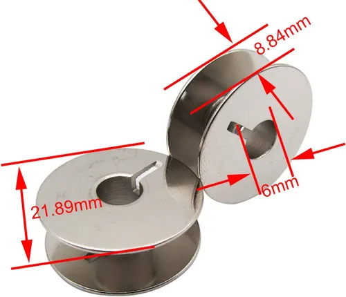 Miniatura 4 de 20 Bobinas 9033 & 2 Regular Bobbin casos 9076 NBL – para coser Pfaff 138 238 438 1222