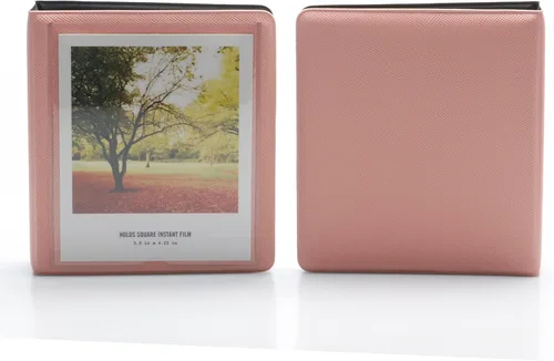 Miniatura 9 de Álbum de fotos de 33 bolsillos para cámara instantánea Polaroid, apto para fotos de 3.5 x 4.25 pulgadas, material de PVC y resistente al agua Negro