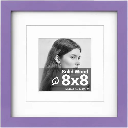 Miniatura 71 de Egofine - Portarretratos de 4 x 6 pulgadas, de madera maciza con plexiglás, para fotos de 3.5 x 5 con paspartú o de 4 x 6 sin paspartú, para colocar