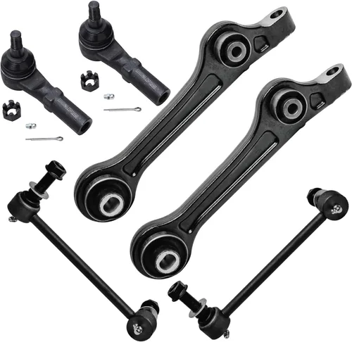 Detroit Axle - Kit de extremo delantero para Chrysler 300 Dodge Charger Challenger 2011-2023, 2 brazos de control inferiores traseros 2 varillas de