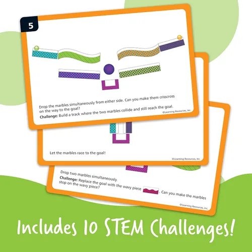 Miniatura 6 de Pista magnética para bolitas Learning Resources Tumble Trax